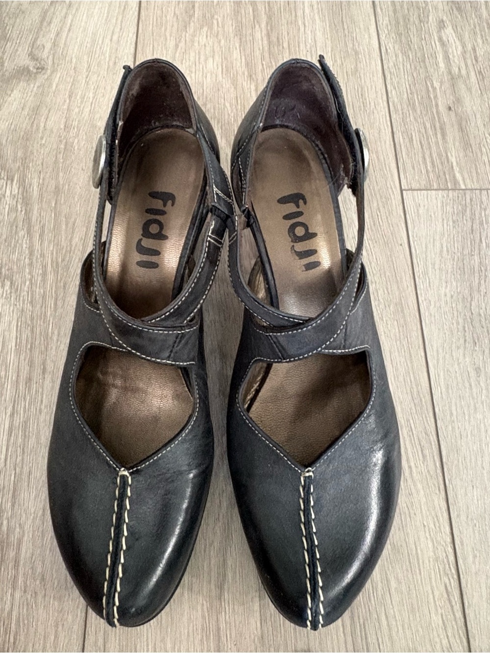 Fidji Gray Mary Jane Pump Heel EU 40/9 Shoes